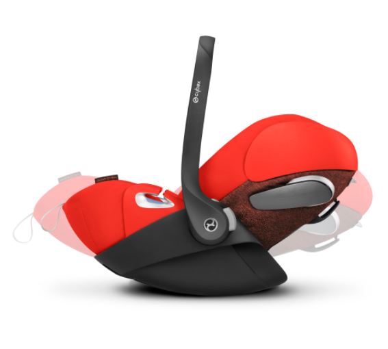 Cybex Priam 4.0 + Cloud Z2 I-size + Chrome black frame Rosenrot Red by Alec Voelkel Детская коляска 3in1