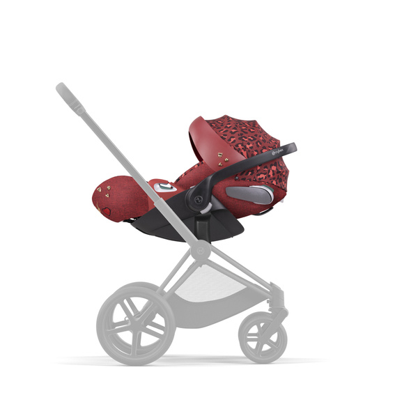 Cybex Priam 4.0 + Cloud Z2 I-size + Chrome black frame Rosenrot Red by Alec Voelkel Детская коляска 3in1