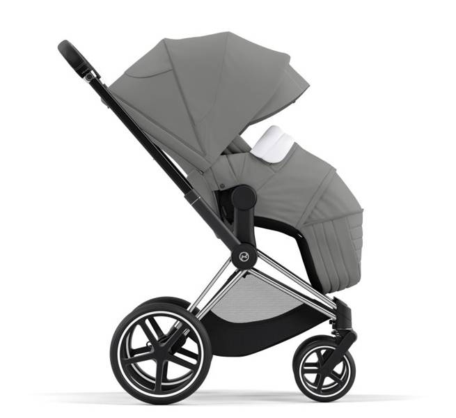 Cybex Priam 4.0 + Cloud Z2 I-size Chrome black frame Soho Grey Детская коляска 3in1