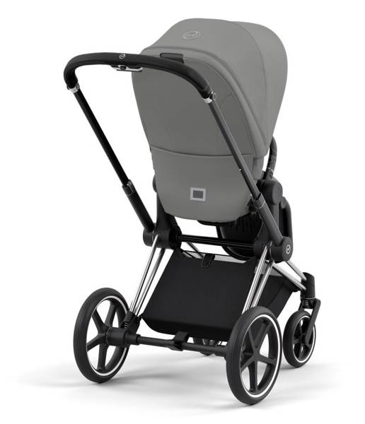 Cybex Priam 4.0 + Cloud Z2 I-size Chrome black frame Soho Grey Детская коляска 3in1