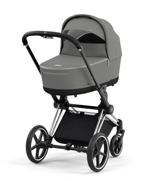 Cybex Priam 4.0 + Cloud Z2 I-size Chrome black frame Soho Grey Детская коляска 3in1