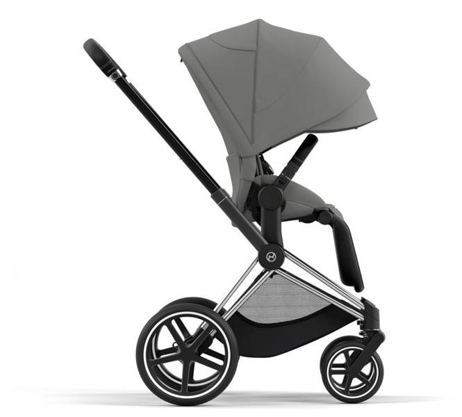 Cybex Priam 4.0 + Cloud Z2 I-size Chrome black frame Soho Grey Детская коляска 3in1