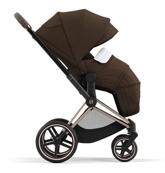 Cybex Priam 4.0 + Cloud Z2 I-size Gold rose frame Khaki Brown Детская коляска 3in1