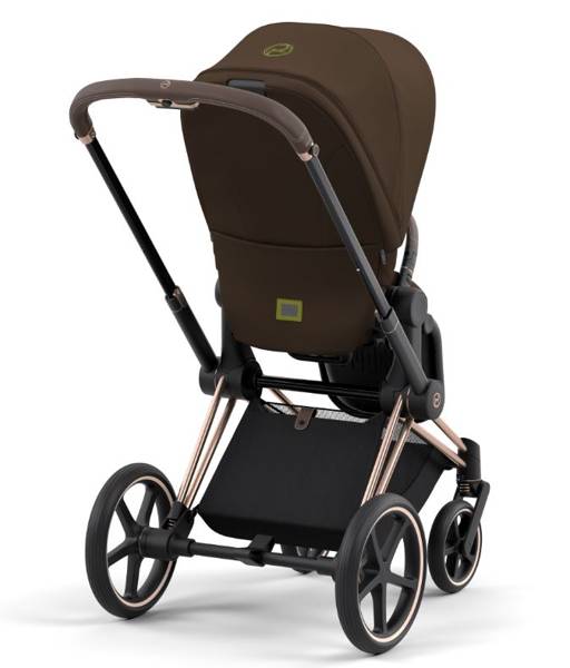 Cybex Priam 4.0 + Cloud Z2 I-size Gold rose frame Khaki Brown Детская коляска 3in1