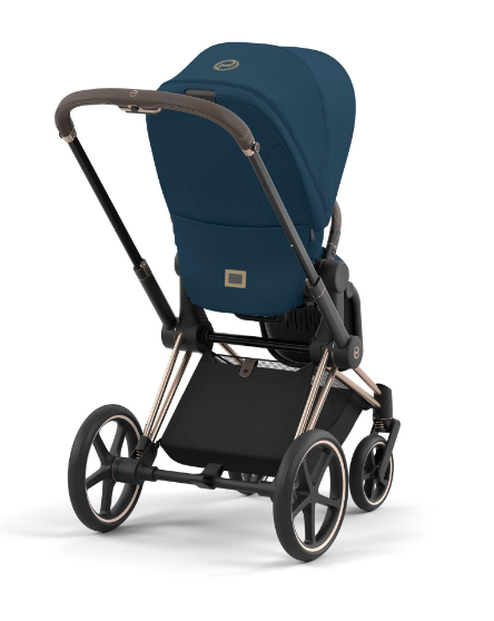 Cybex Priam 4.0 Mountain Blue Rose Gold frame Детская коляска 2in1