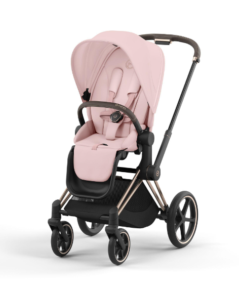 Cybex Priam 4.0 Peach Pink Rose Gold frame Детская коляска 2in1