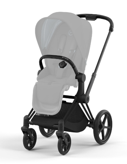 Cybex Priam 4.0 Simply Flowers Pale Blush Matt Black frame Детская коляска 2in1