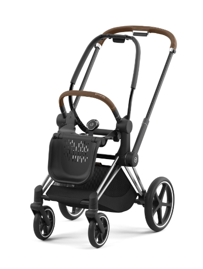 Cybex Priam 4.0 Soho Grey Chrome brown frame Детская коляска 2in1