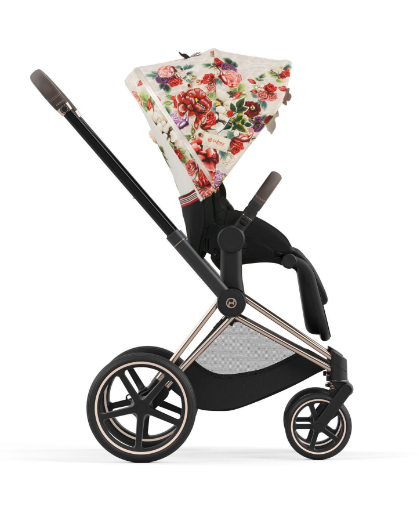 Cybex Priam 4.0 Spring Blossom Light Rose Gold frame Детская коляска 2in1