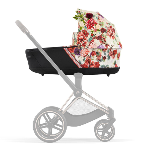 Cybex Priam 4.0 Spring Blossom Light Rose Gold frame Детская коляска 2in1