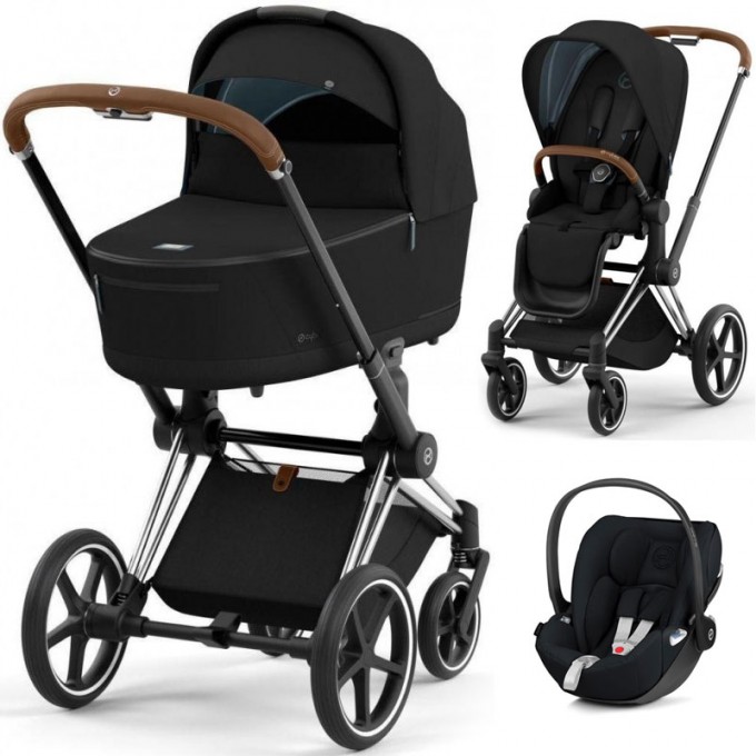 Cybex Priam 4.0 Stardust Black Plus Люлька для коляски