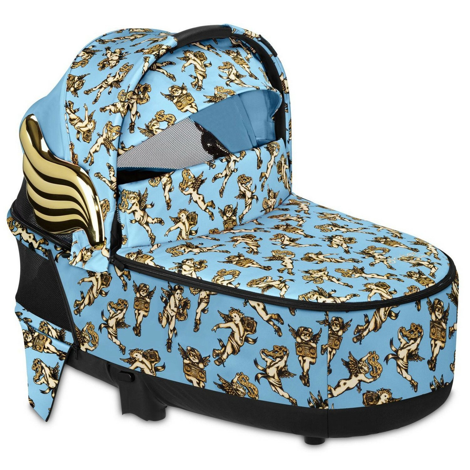 Cybex Priam Lux Cherub Blue by Jeremy Scott Люлька для коляски