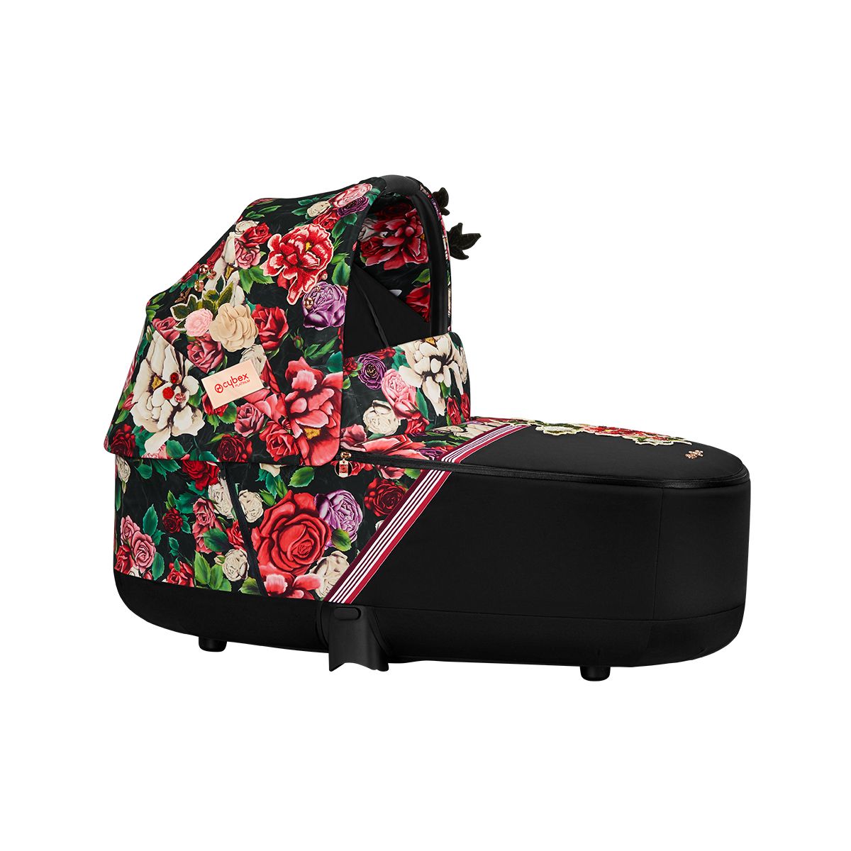 Cybex Priam Lux Spring Blossom Dark Люлька для коляски