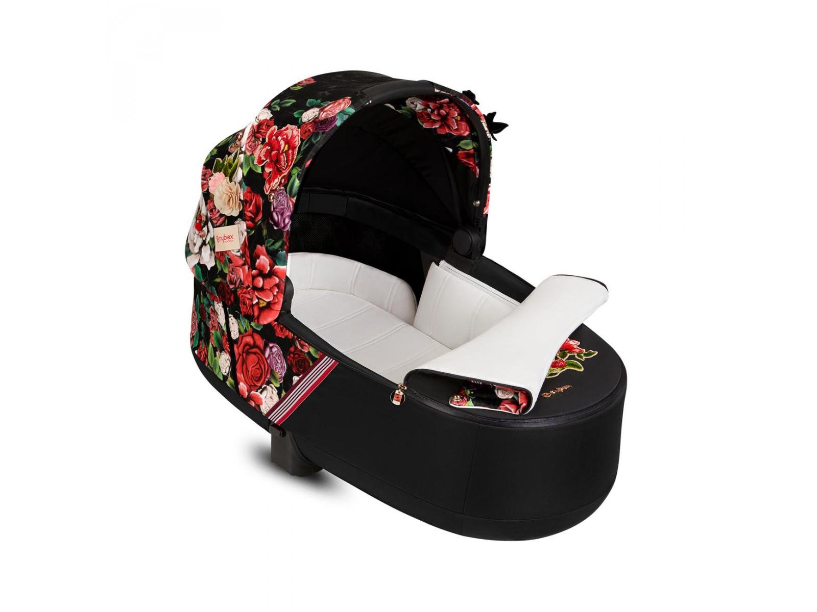 Cybex Priam Lux Spring Blossom Dark Люлька для коляски