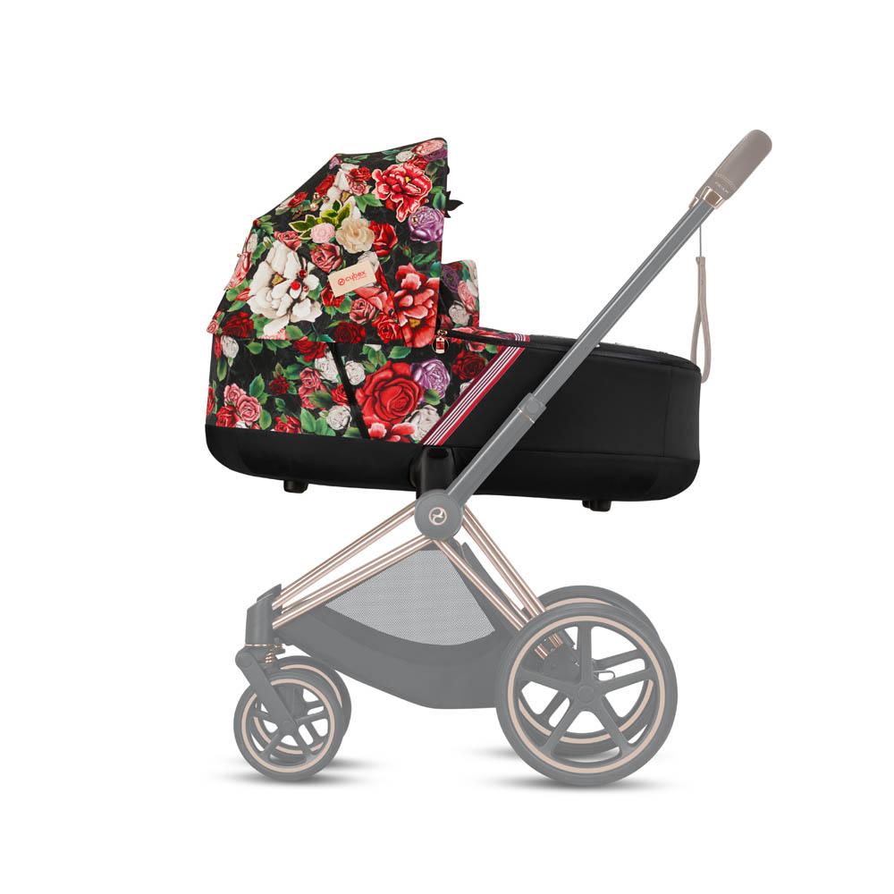 Cybex Priam Lux Spring Blossom Dark Люлька для коляски