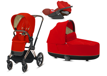 Cybex Priam Lux Autumn Gold Люлька для коляски