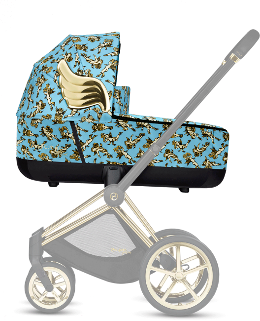 Cybex Priam Lux Cherub Blue by Jeremy Scott Люлька для коляски