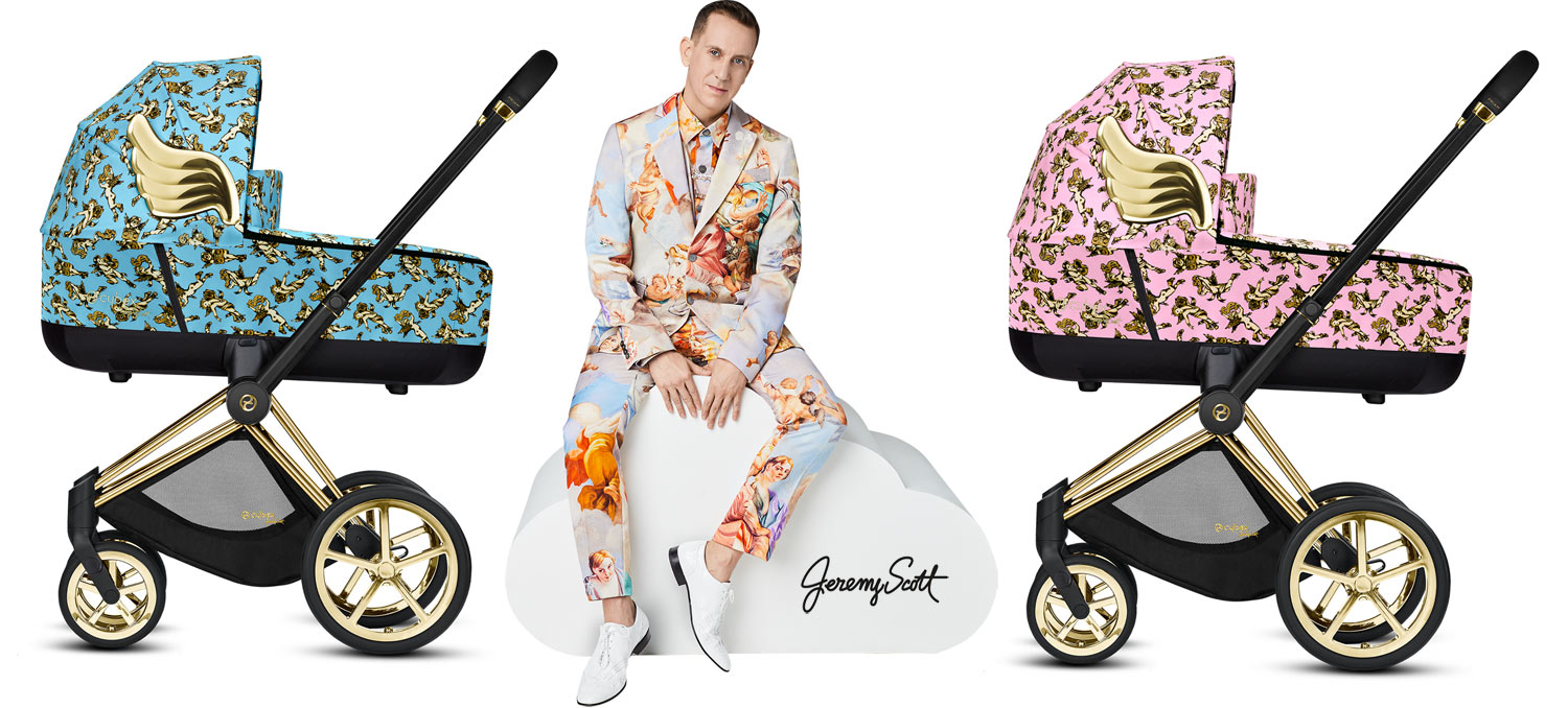 Cybex Priam Lux Cherub Pink by Jeremy Scott Люлька для коляски