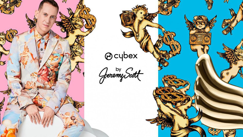 Cybex Priam Lux Cherub Pink by Jeremy Scott Люлька для коляски