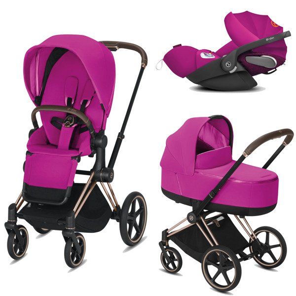 Cybex Priam Lux Fancy Pink Люлька для коляски