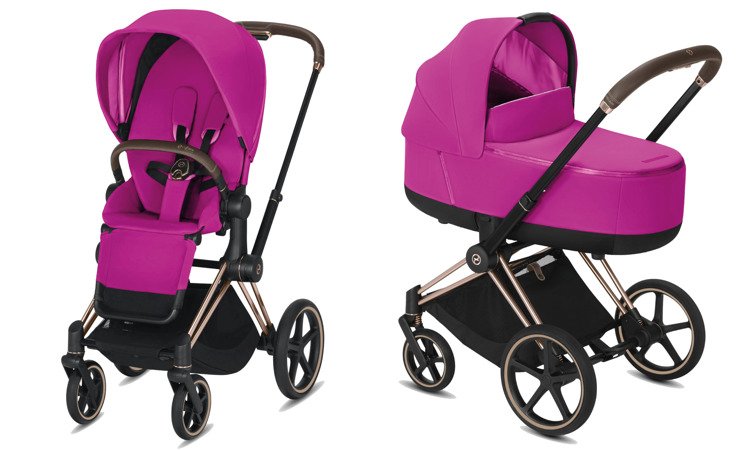 Cybex Priam Lux Fancy Pink Люлька для коляски