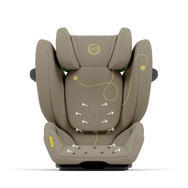 Cybex Solution G i-Fix Seashell Beige Bērnu autosēdeklis 15-50 kg