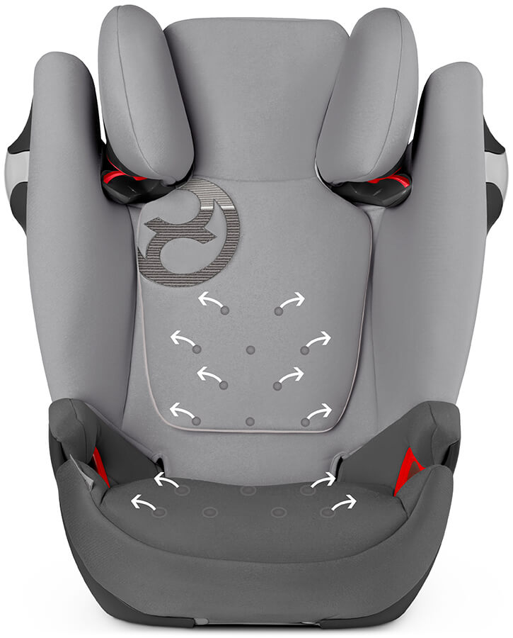 Cybex Solution M-Fix Pepper Black Bērnu autosēdeklis 15-36 kg