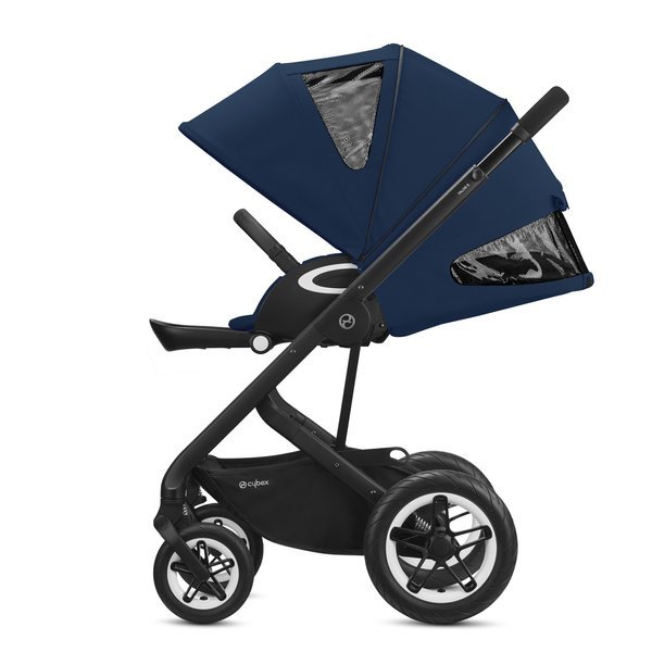 Cybex Talos S Lux Deep Black + Aton 5 Bērnu rati 3in1