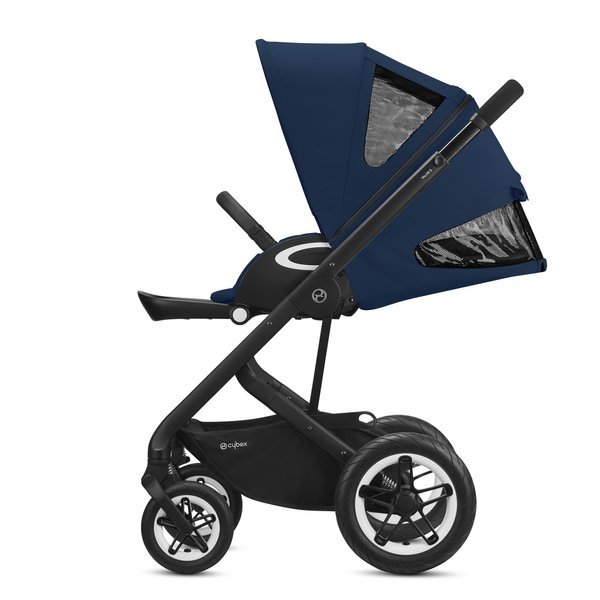 Cybex Talos S Lux Deep Black + Aton 5 Bērnu rati 3in1