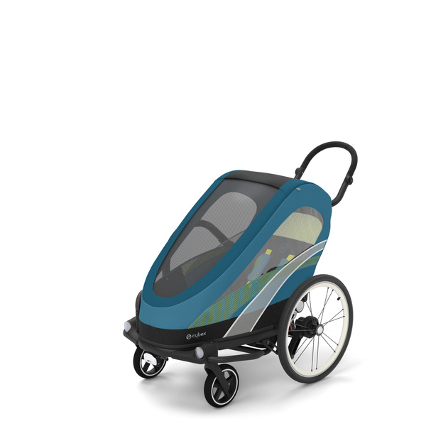 Cybex Zeno Bike Maliblue Sporta ratiņi Skriešanai Slēpošanai - Velo piekabe 4in1