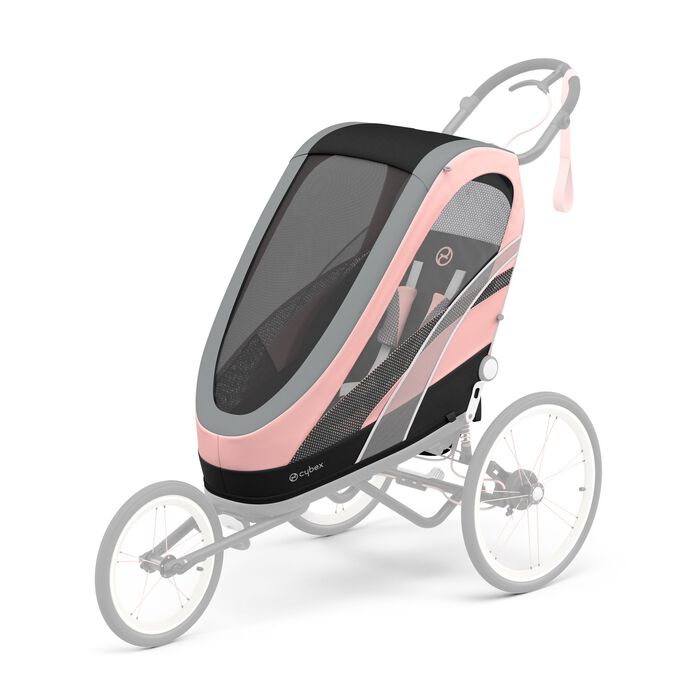 Cybex Zeno Black With Pink Details Рама для коляски для бега