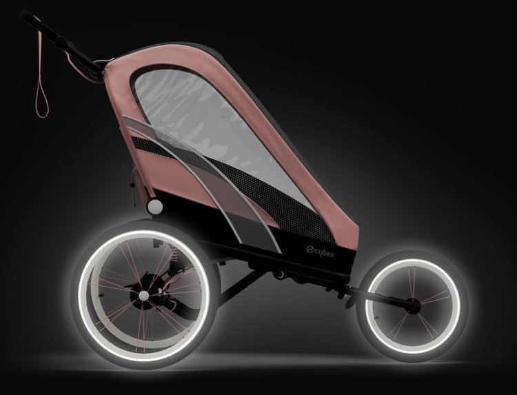 Cybex Zeno Silver Pink Прогулочный блок