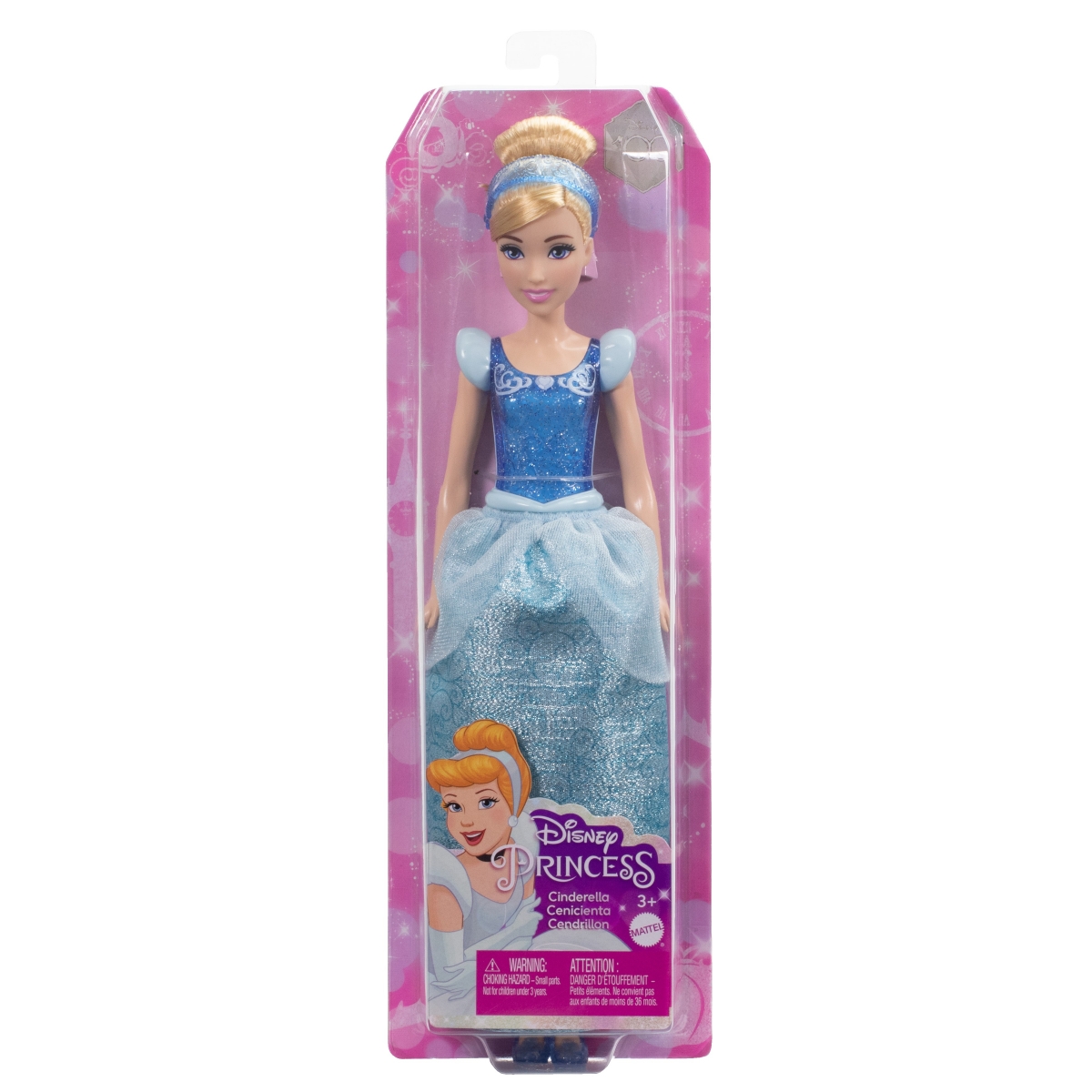 Disney Princess Fashion Core Doll Asst. Cinderella Kукла HLW06