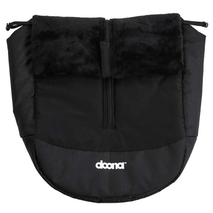 Doona Black Зимняя накидка на ножки для коляски