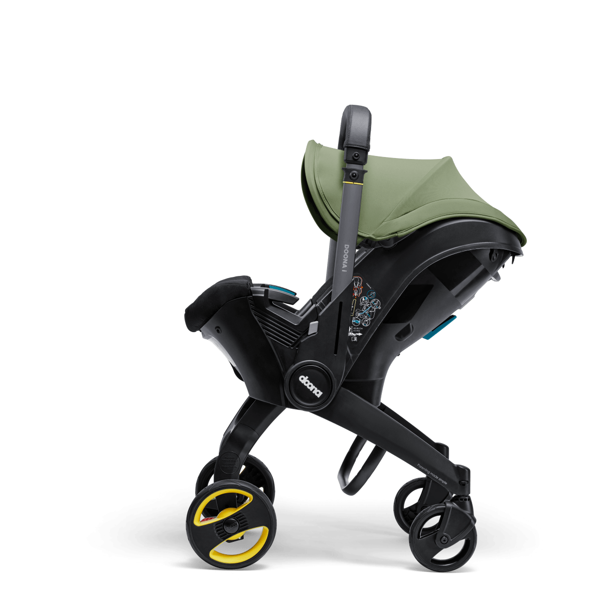 Doona I Infant Car Seat & Stroller Desert Green Autosēdeklis - ratiņi 2in1