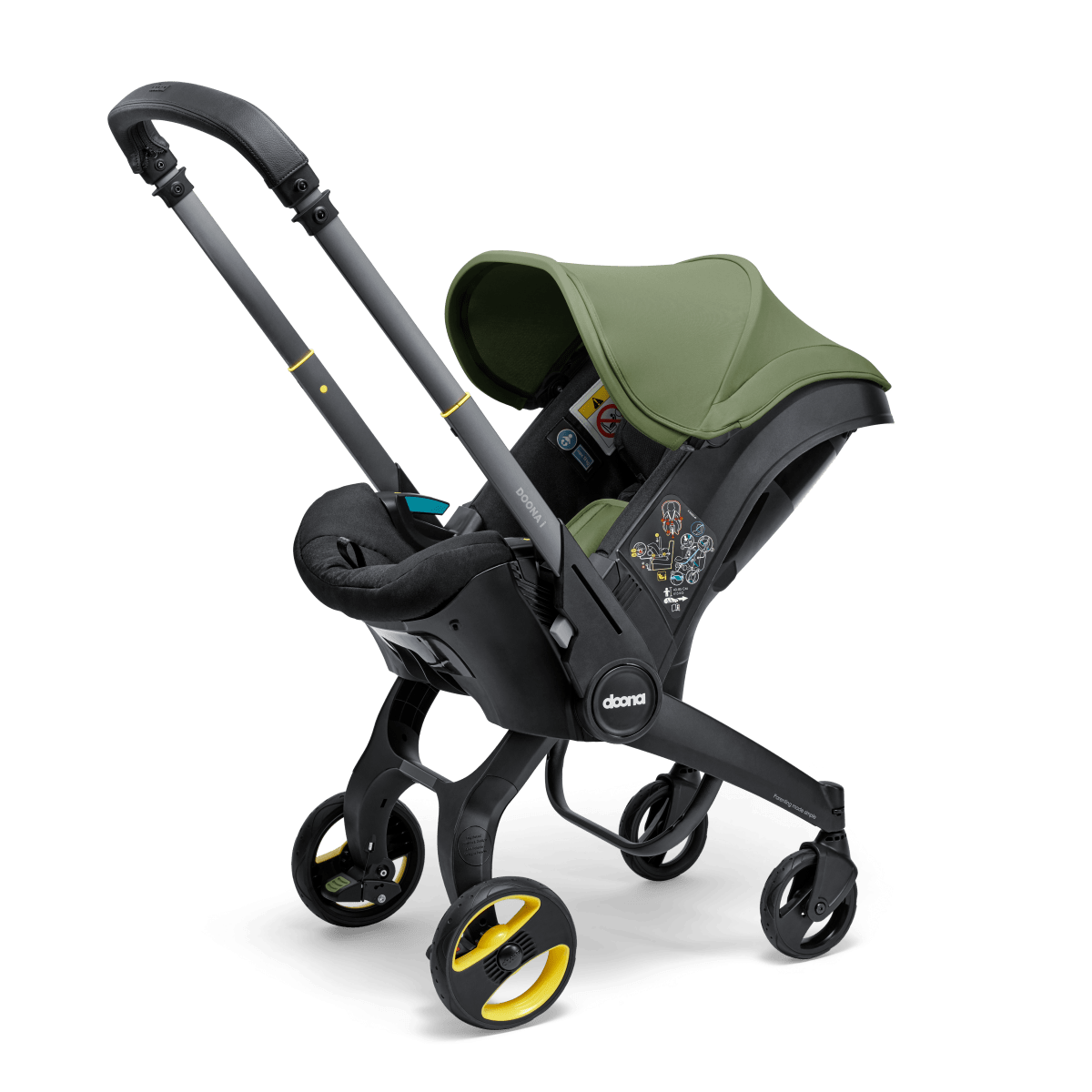 Doona I Infant Car Seat & Stroller Desert Green Autosēdeklis - ratiņi 2in1