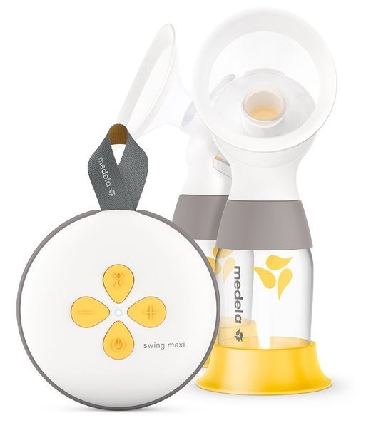 Двойной электрический молокоотсос Medela Swing Maxi RD + крем для сосков Purelan Lanolin