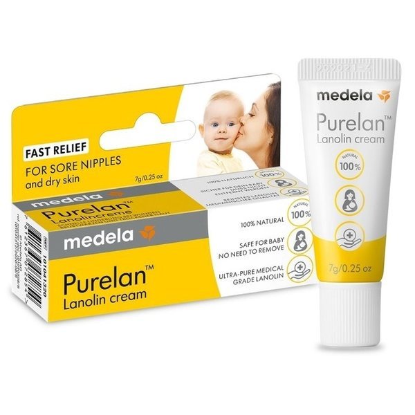 Электрический молокоотсос Medela Swing Flex + крем для сосков Purelan Lanolin