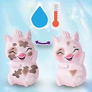 Enchantimals Bathtime Water Splash Petya Pig Кукла с животными GJX35