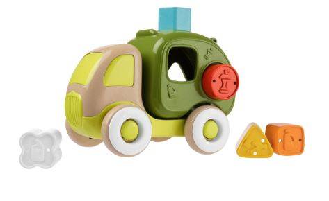 Figūru šķirotājs / sorteris Kravas automašīna 2in1 Chicco Eco+ Recycling Lorry