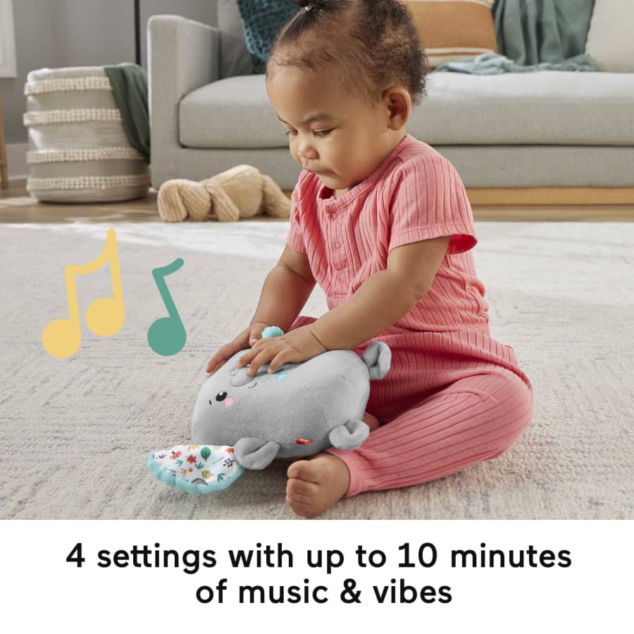 Fisher Price Calming Vibes Elephant Soother HML65 Interaktīvais Zilonītis