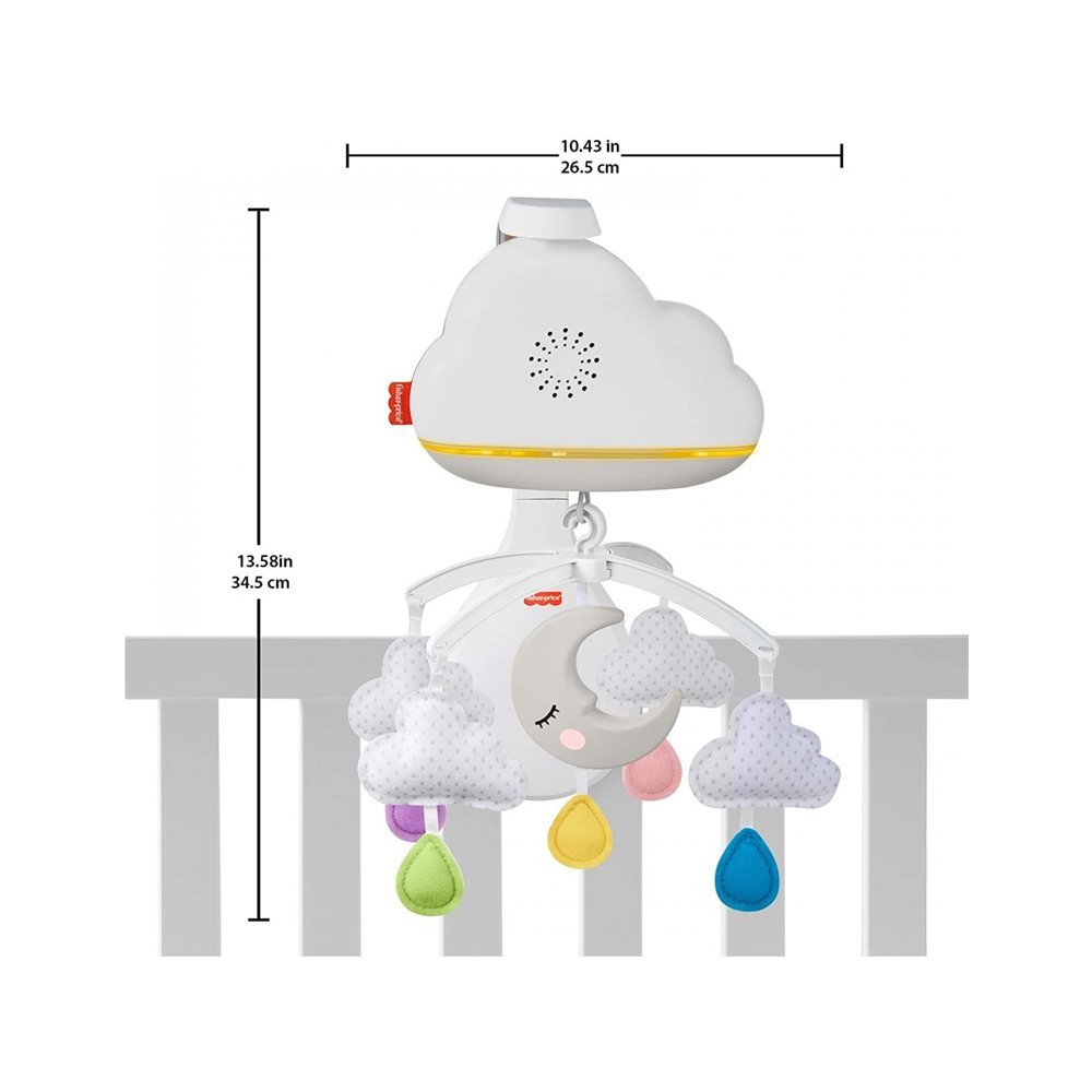 Fisher Price Muzikālais karuselis gultiņai Calming Clouds GRP99