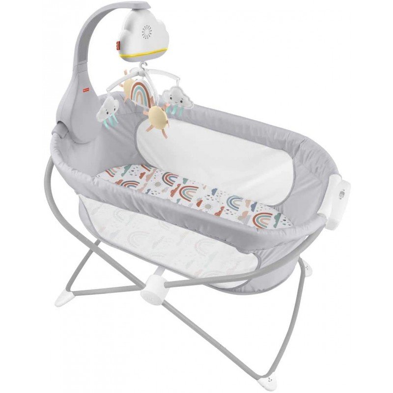 Fisher Price Muzikālais karuselis gultiņai Rainbow Bassinet HBP40