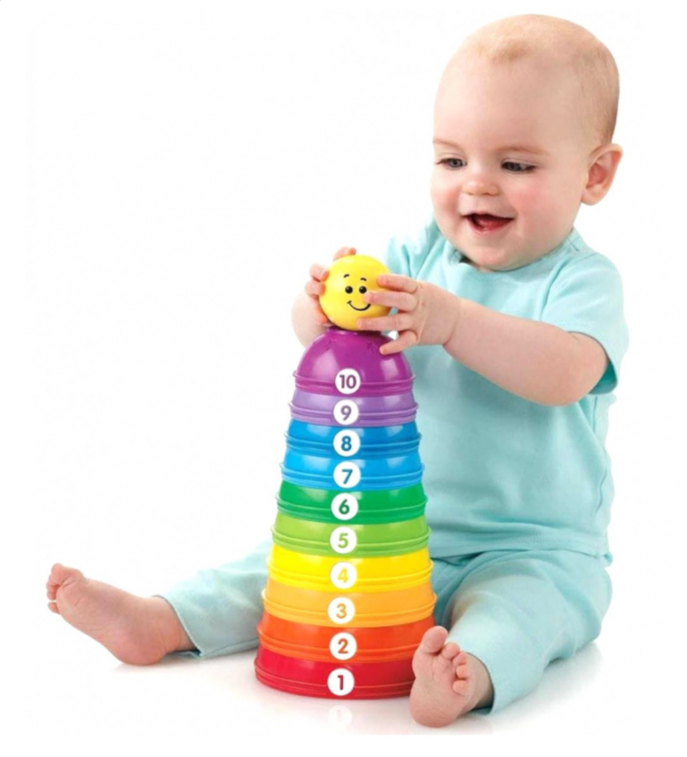 Fisher Price piramīda Stack & Roll W4472