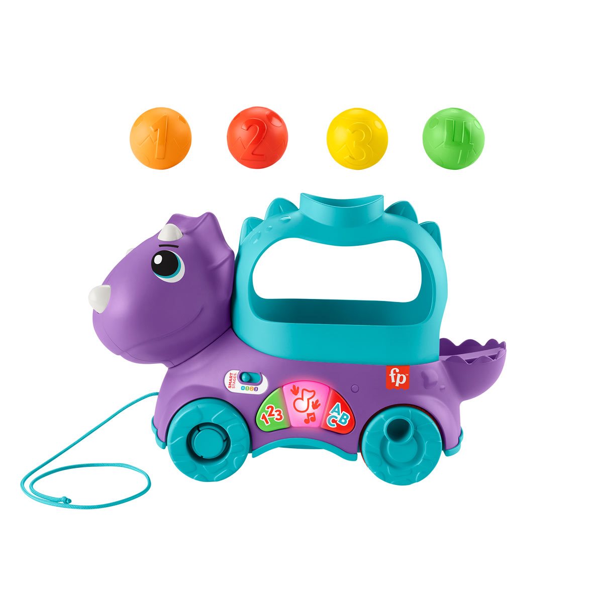 Fisher Price Poppin' Triceratops HNR53 Интерактивная игрушка