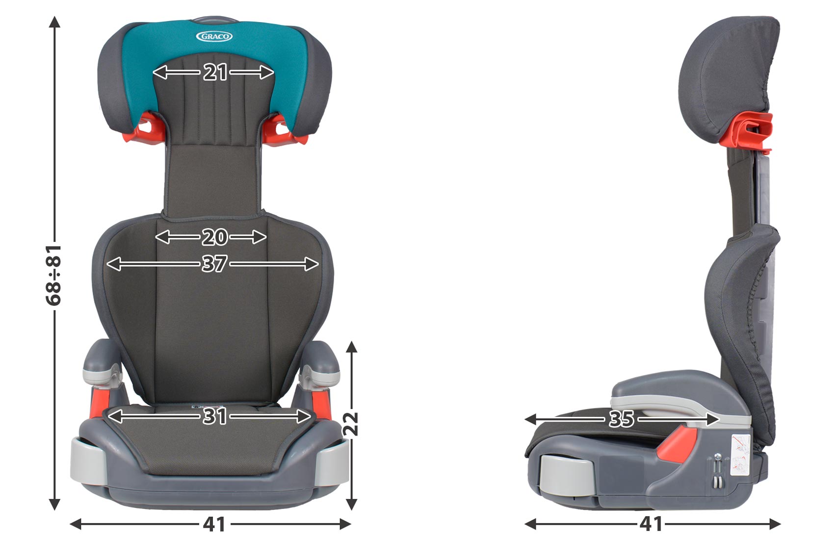 Graco Junior Maxi Opal Sky Детское автокресло 15-36 кг