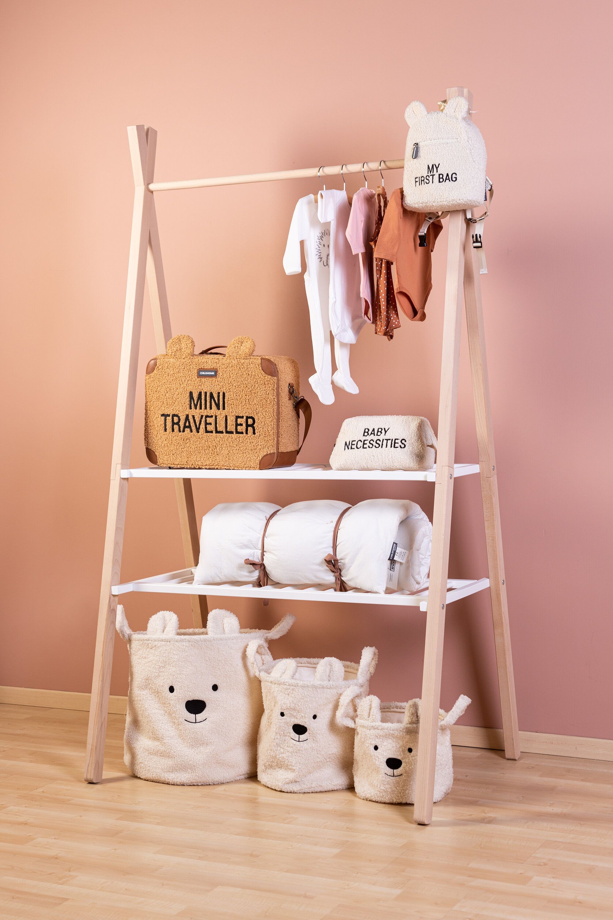 Корзина для хранения 25x20x20 Childhome Teddy Off white