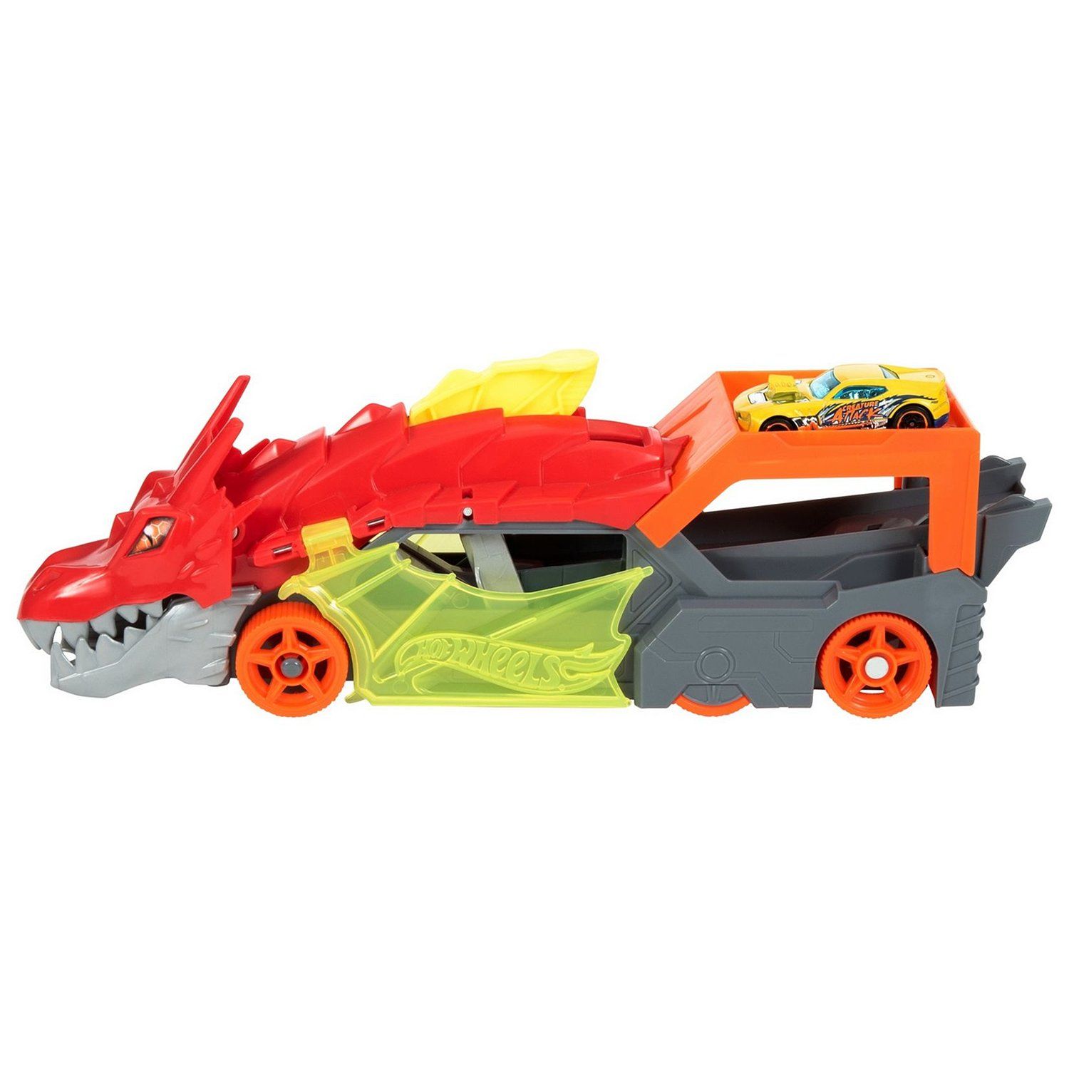 Hot Wheels Launcher Dragon Transporter GTK42