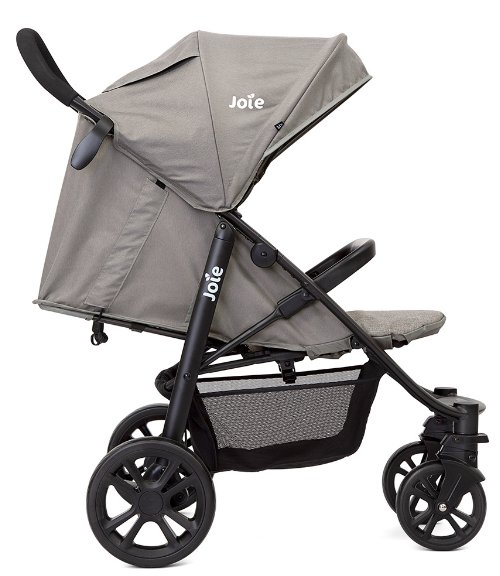 Joie Litetrax E-Light Grey Flannel Sporta ratiņi