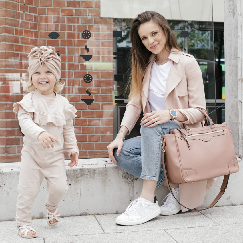 Joissy Carla Ratiņu soma Dusty Pink